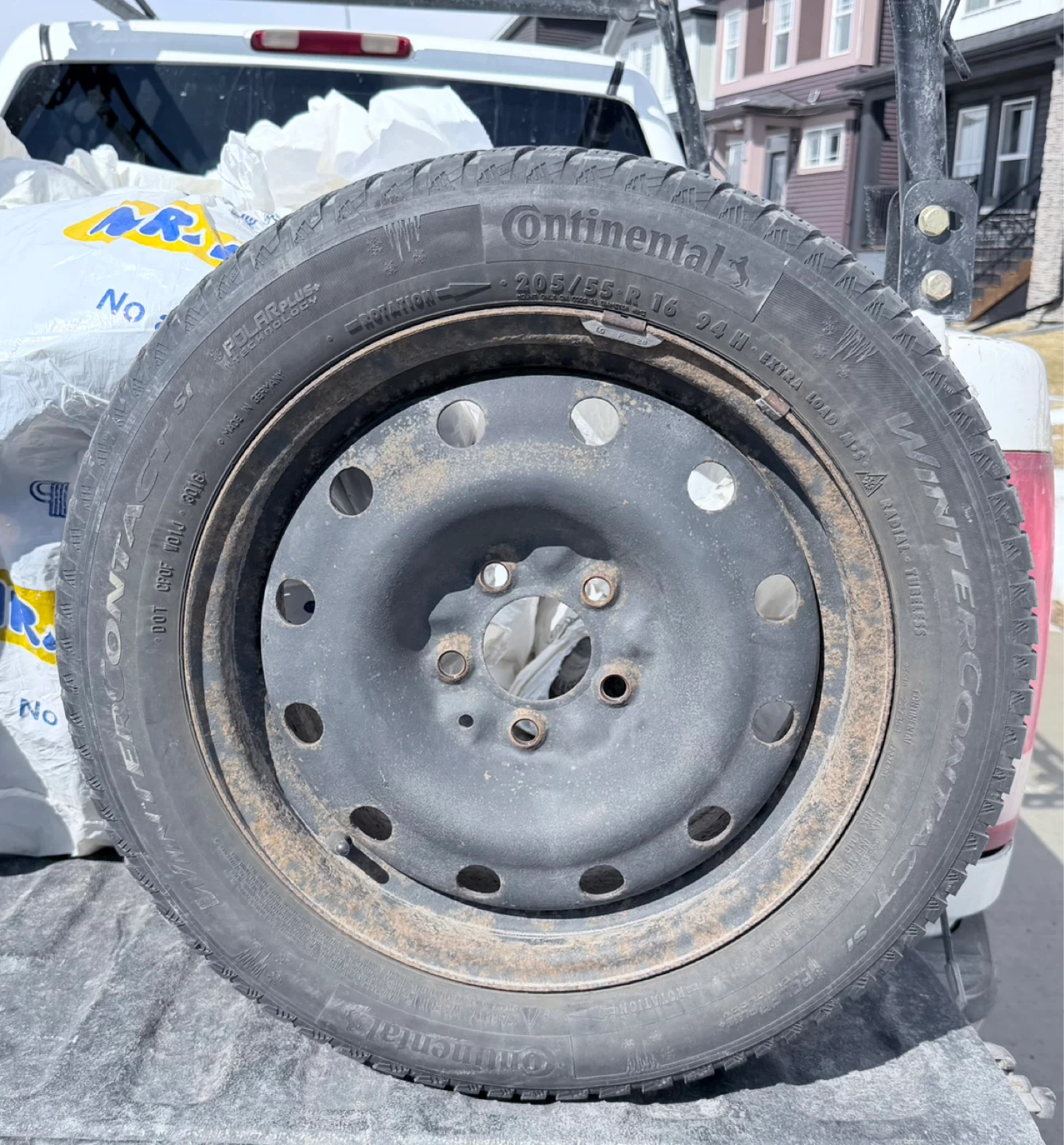 Continental WinterContact Tire with Rim