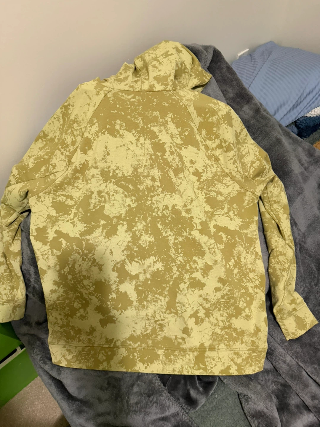 Lululemon Hoodie - Tan/Cream Tie-Dye