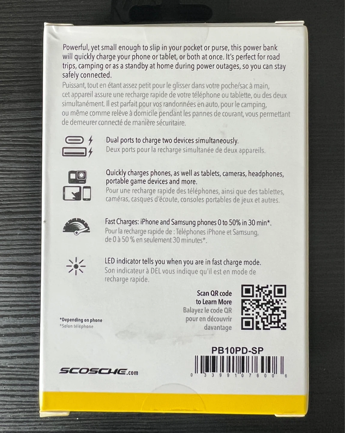Scosche GO BAT 10K mAh Dual-Port Power Bank - photo 2