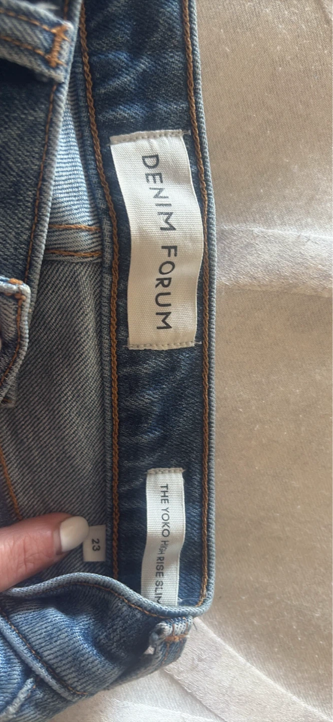 Denim Forum The Yoko High Rise Slim Jeans - photo 4