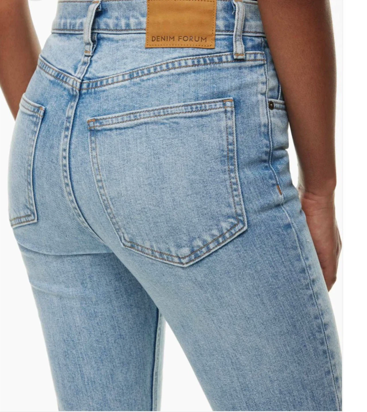 Denim Forum The Yoko High Rise Slim Jeans