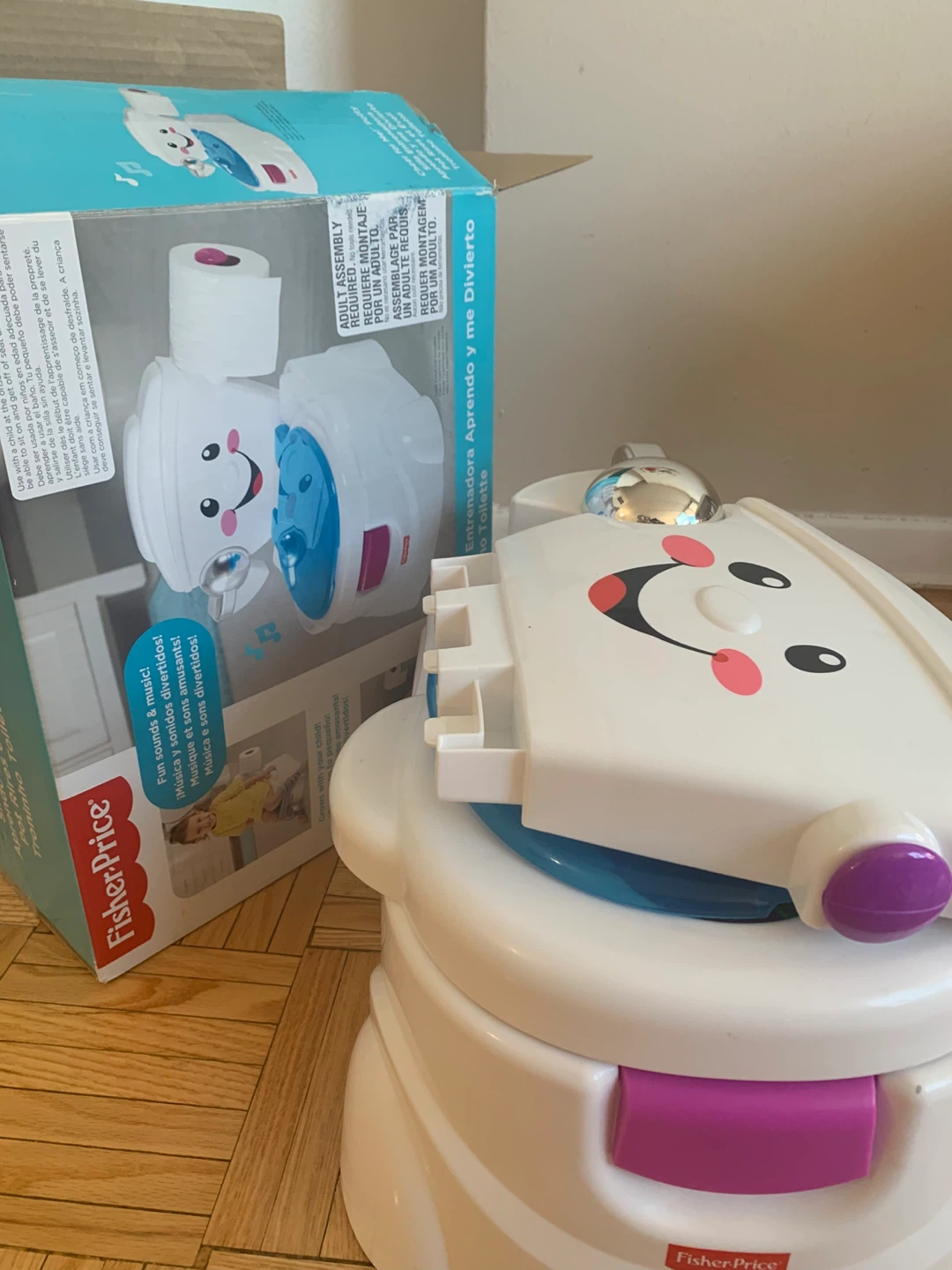 Fisher-Price Learn-to-Flush Potty Training Toilet