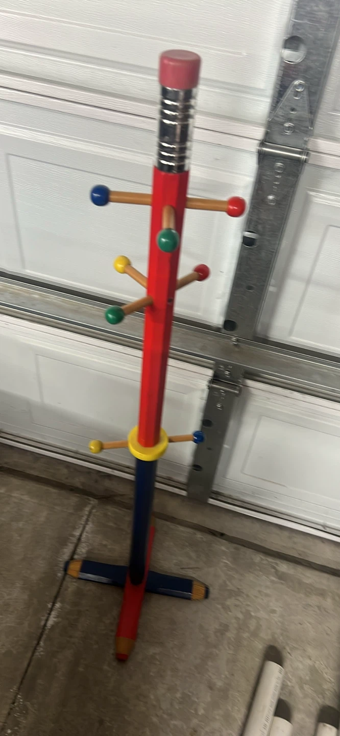 Kids Pencil Shaped Coat Rack - photo 3