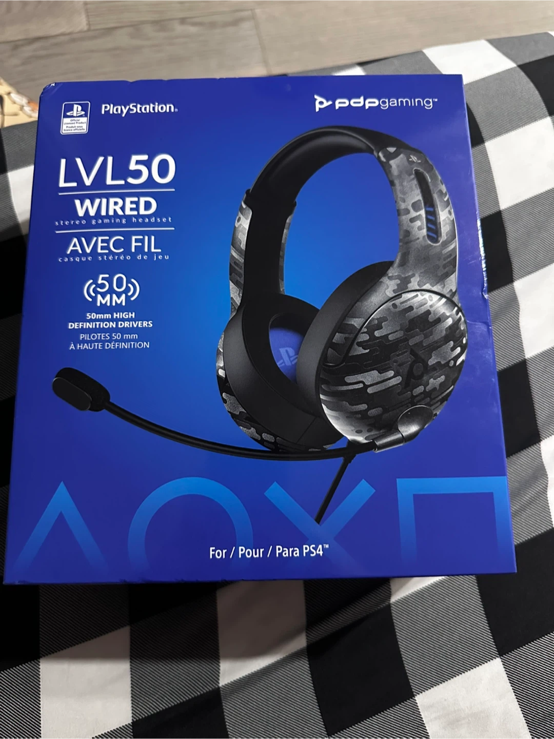 PDP LVL50 Wired Stereo Gaming Headset for PS4
