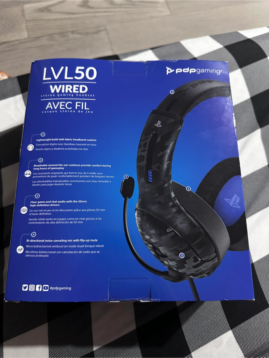 PDP LVL50 Wired Stereo Gaming Headset for PS4 - photo 2