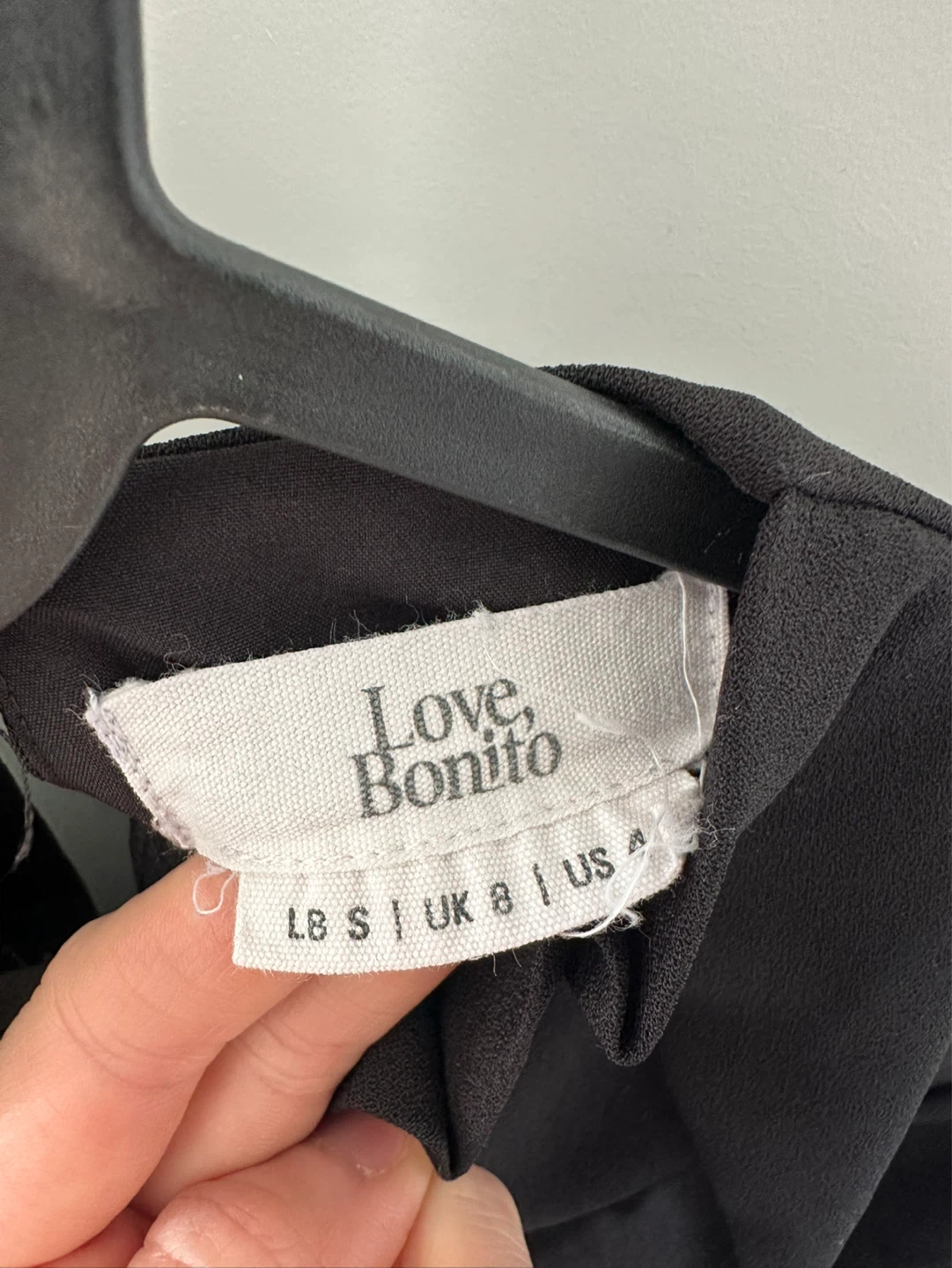Love, Bonito Black Pleated Blouse - Size S - photo 3