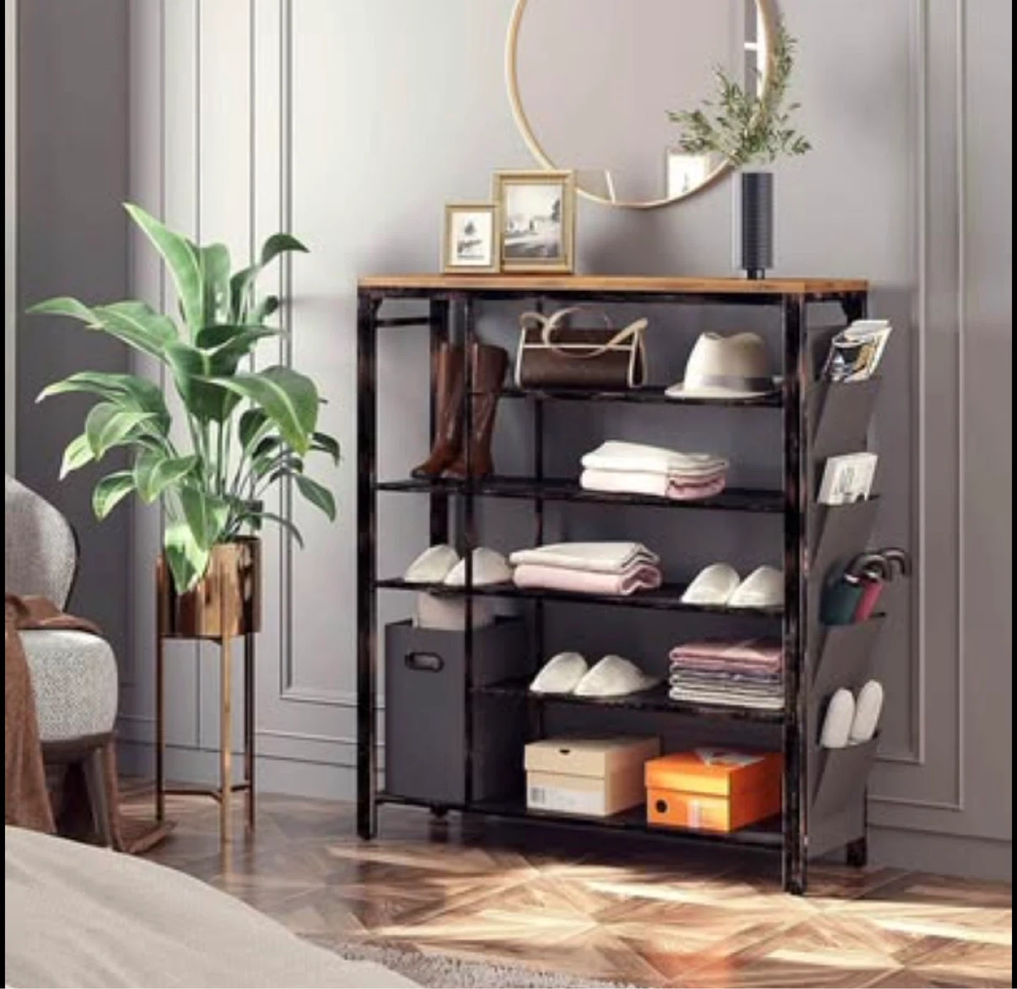 6-Tier 39” Shoe Rack Organizer