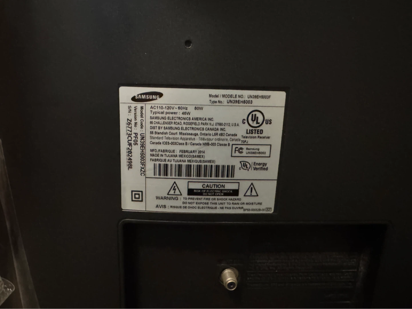 Samsung 39-inch 1080p LED TV - photo 2