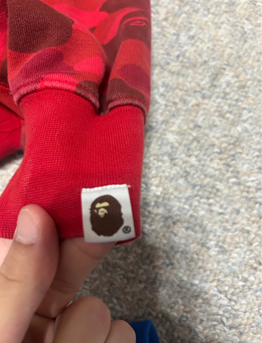 A Bathing Ape Red Camo Shark Full-Zip - photo 3