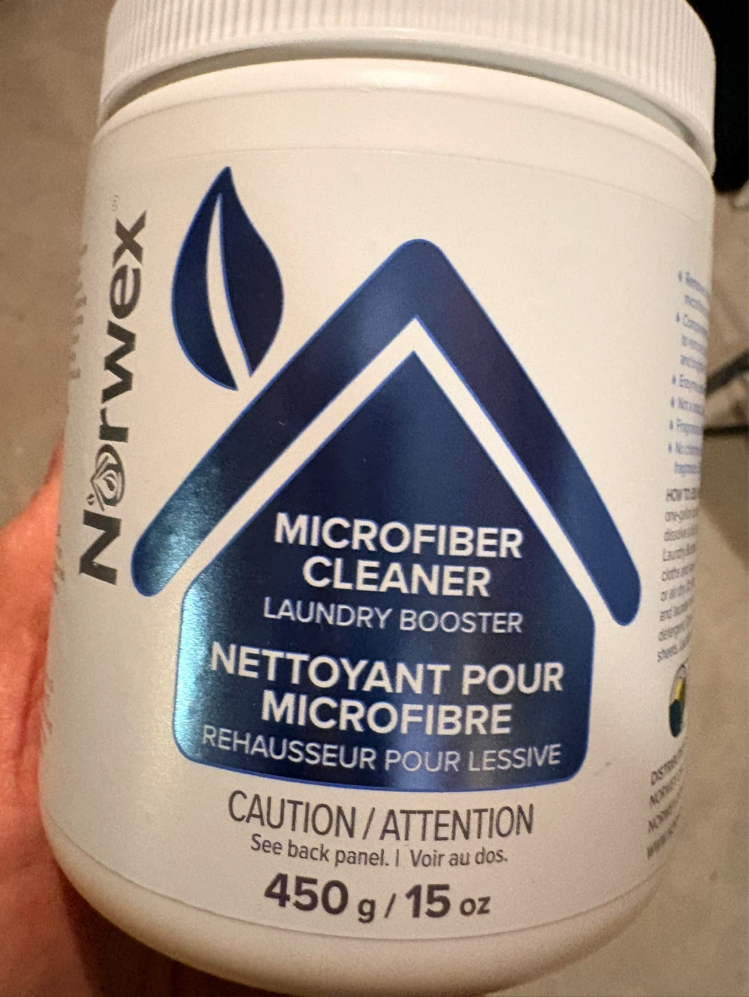Norwex Microfiber Cleaner Laundry Booster 450g / 15 oz