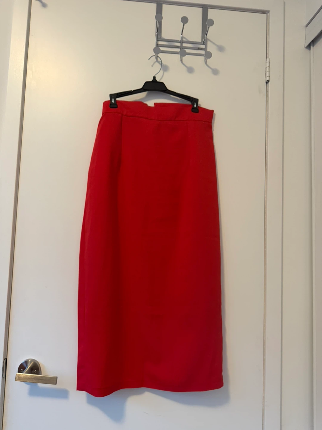 Red Midi Skirt