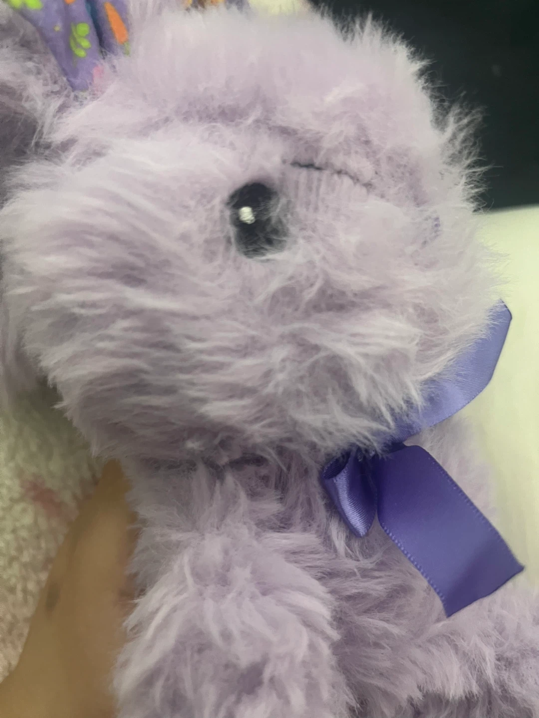 Purple Plush Bunny Rabbit Stuffed Animal - photo 3