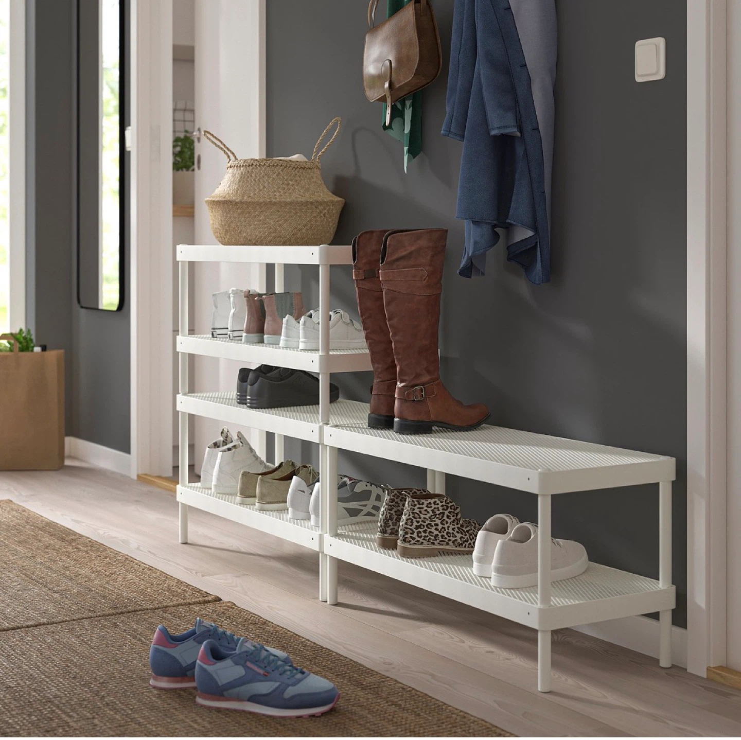 IKEA MACKAPÄR Shoe Rack - White ❤️‍🔥 MOVE OUT SALE - photo 2