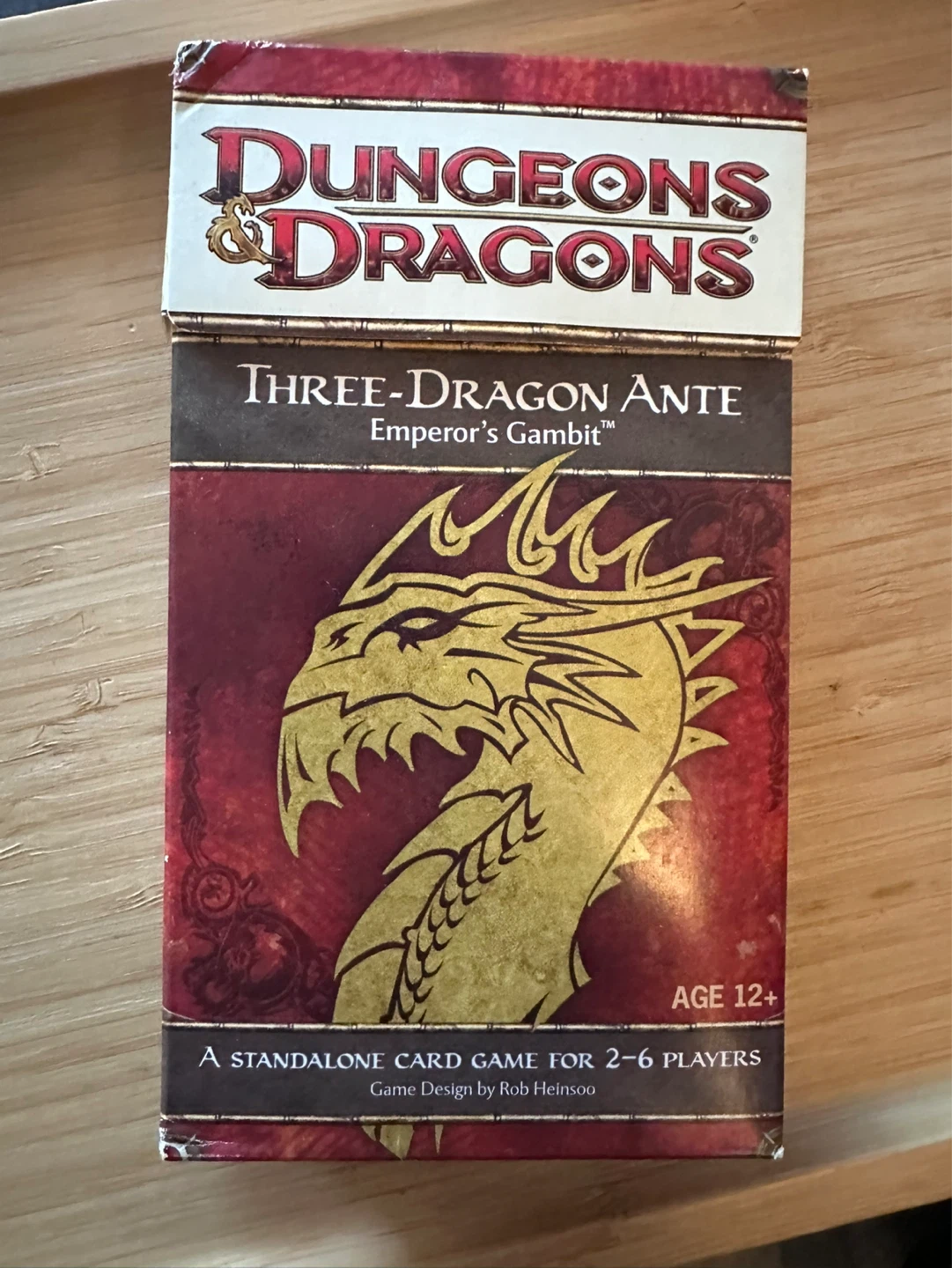 Dungeons & Dragons Three-Dragon Ante Emperor's Gambit Card Game