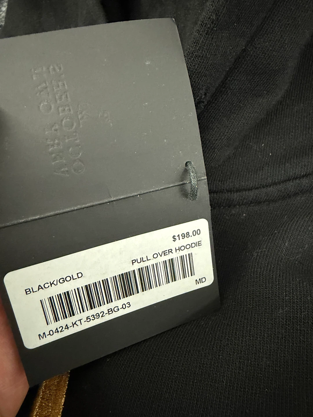 OVO October's Very Own Owl Hoodie Black/Gold Size Medium - photo 4