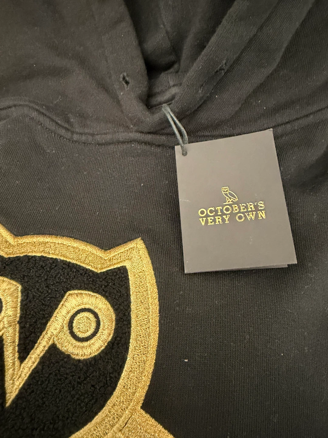 OVO October's Very Own Owl Hoodie Black/Gold Size Medium - photo 2