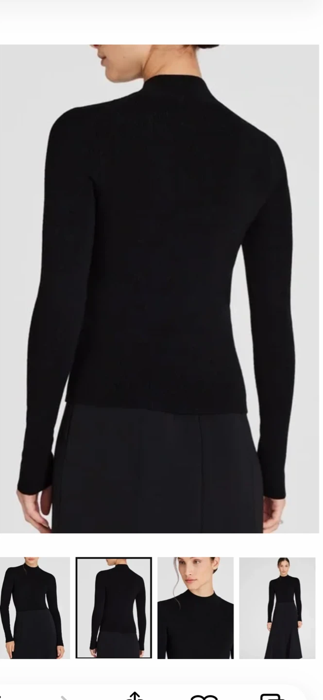 Club Monaco Merino Wool Mock Neck Sweater XS/TP - photo 4