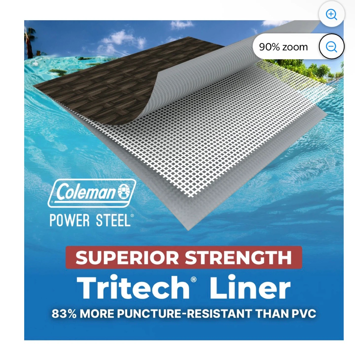 Coleman 18 ft. Power Steel Above Ground Swimming Pool - photo 4