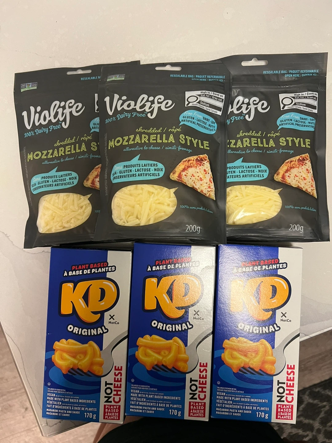Free - Violife Mozzarella Cheese & KD Original Macaroni