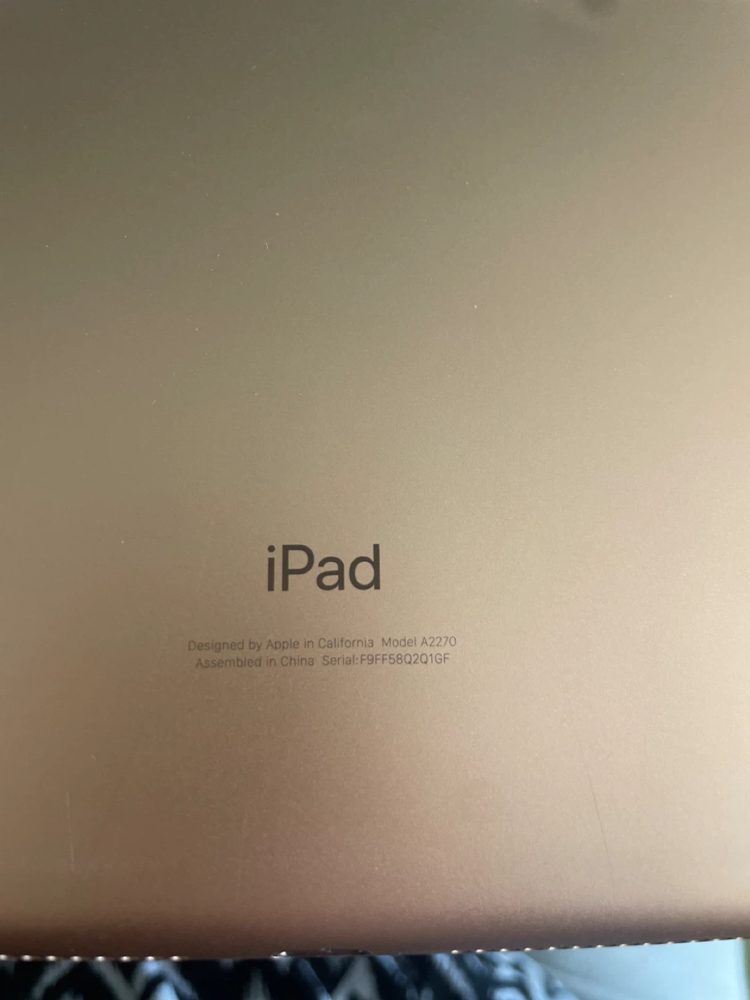 Apple iPad 8th Gen Gold 32GB - photo 3