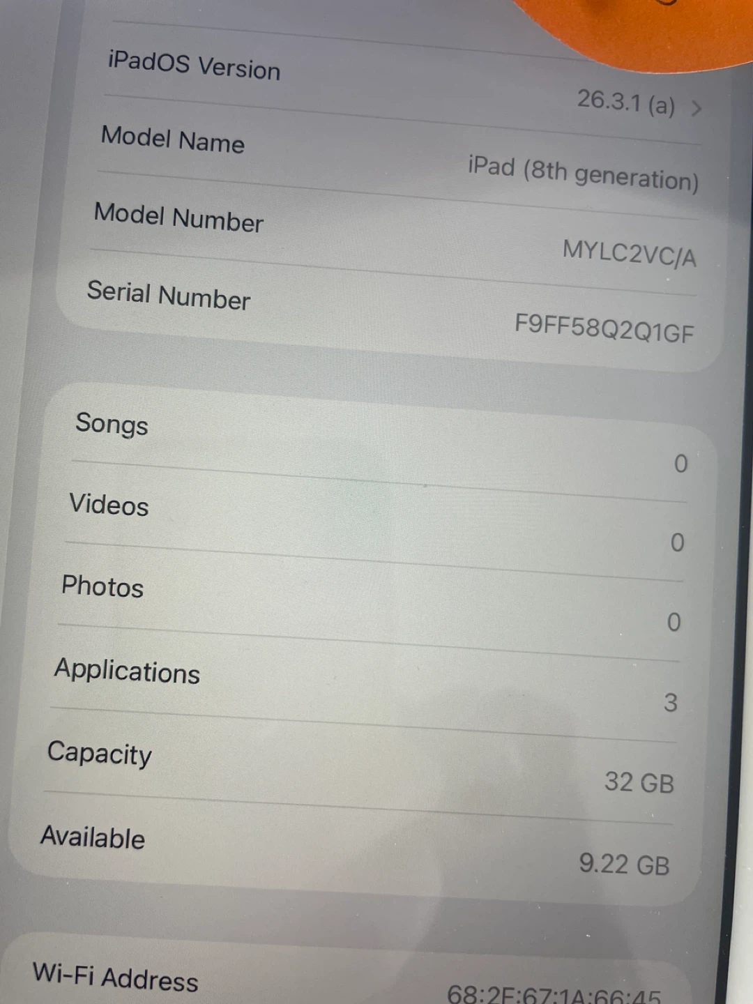 Apple iPad 8th Gen Gold 32GB - photo 4