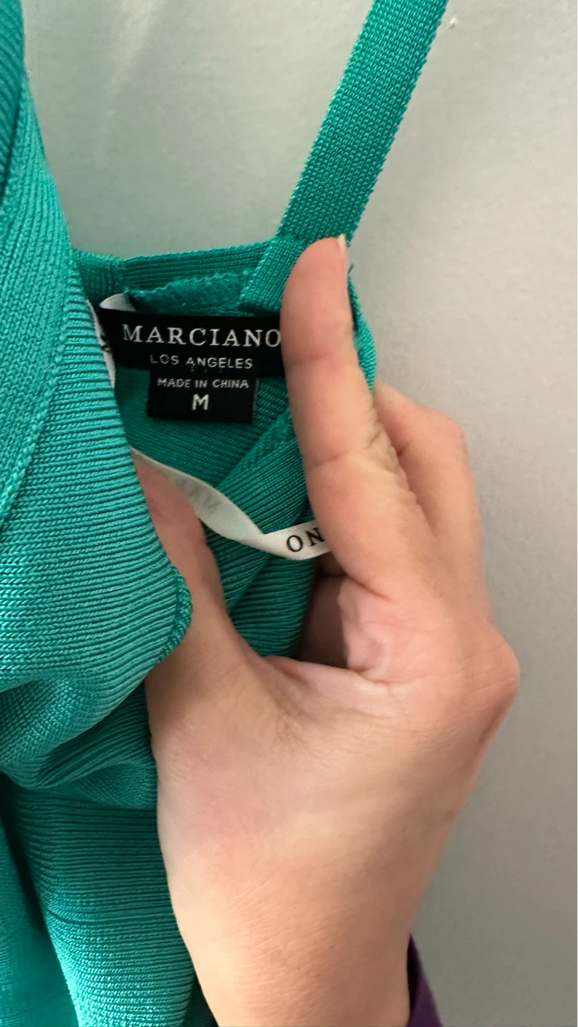 Marciano Bandage Dress M Teal - photo 3