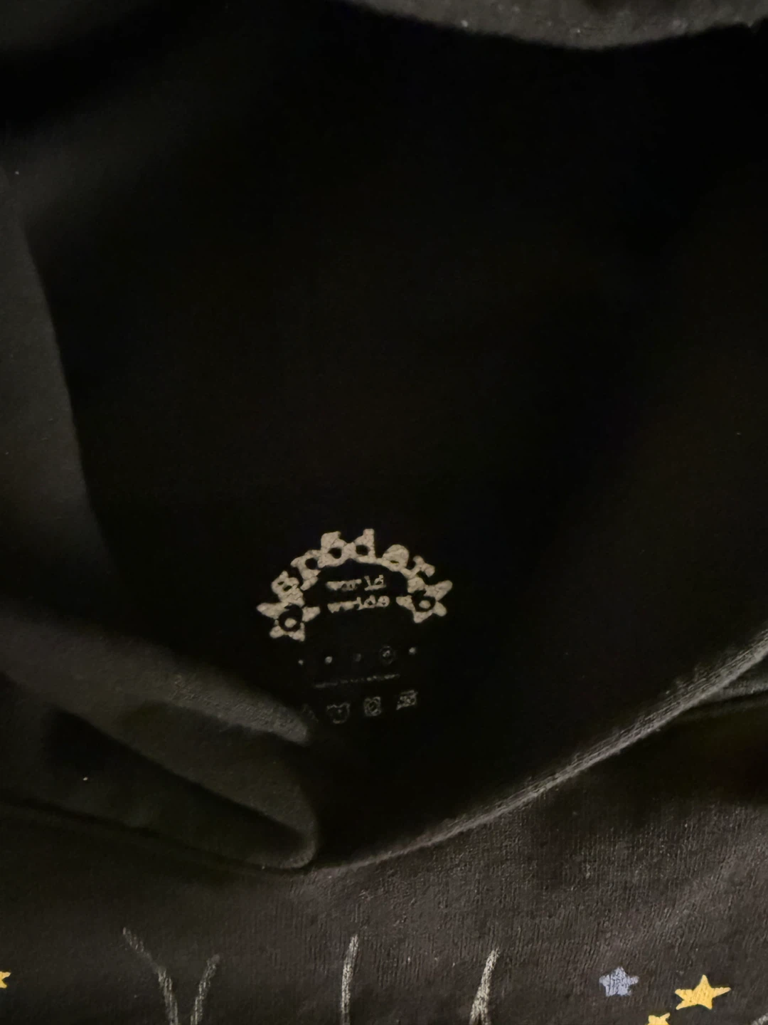 BLACK SP5DER V2 WORLDWIDE HOODIE - photo 4