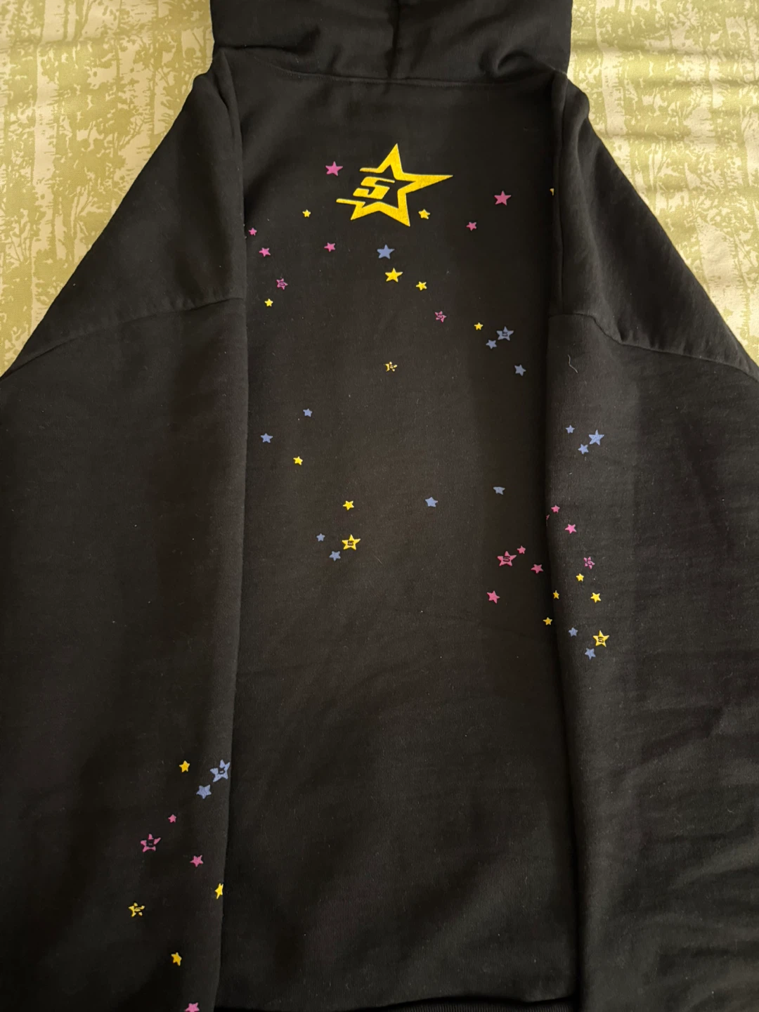 BLACK SP5DER V2 WORLDWIDE HOODIE - photo 5