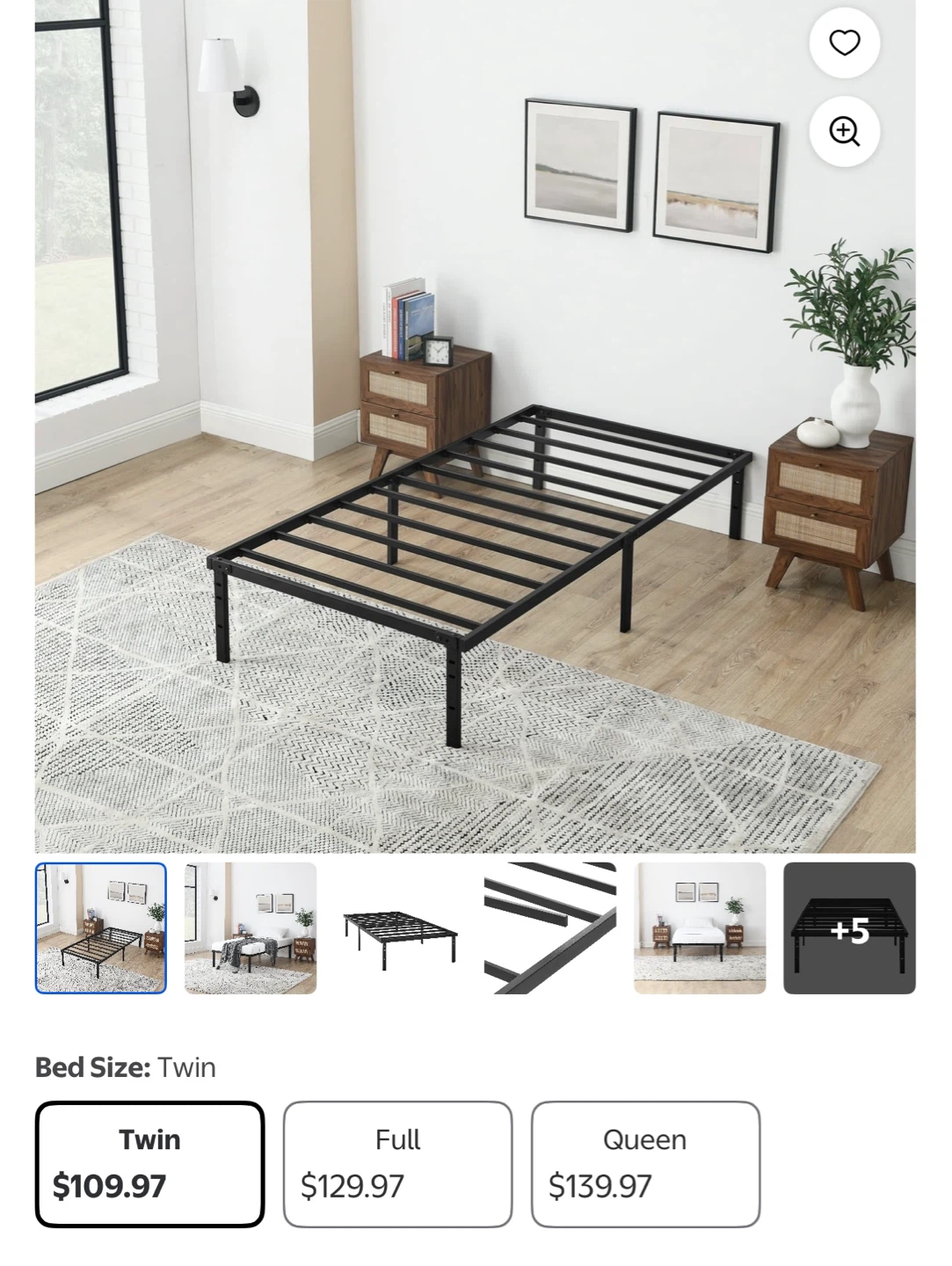 Twin Bed Frame 2 two