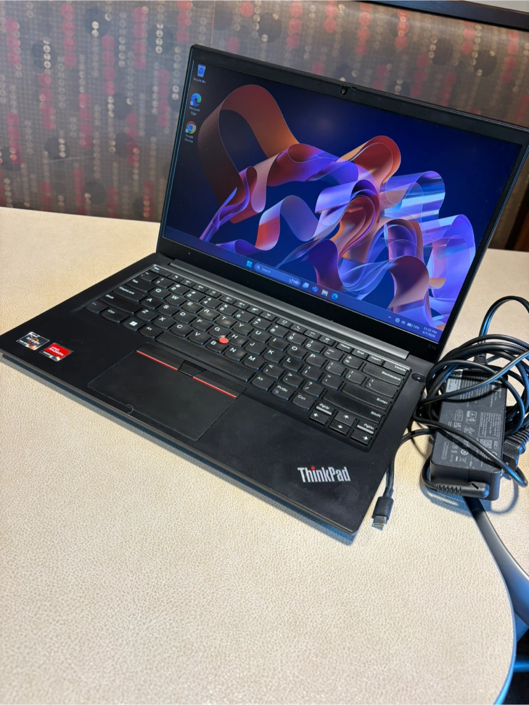 Lenovo ThinkPad Laptop AMD Ryzen 5 5500U - photo 2
