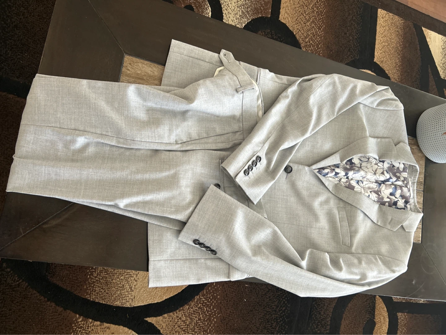 Men's Light Grey Suit - Jacket & Pants