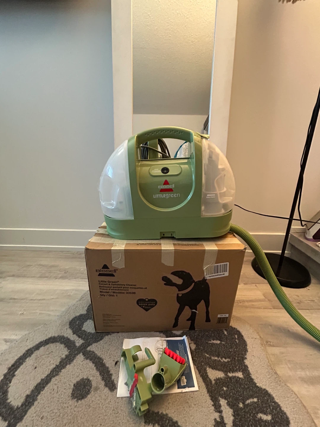 Bissell Little Green Portable Carpet Cleaner - photo 5