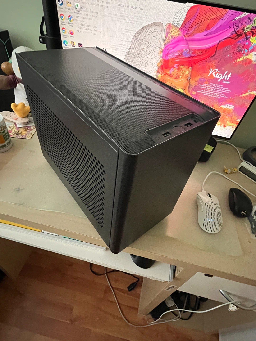 Itx computer 3600x 16gb ram 128gb ssd 3060ti gpu