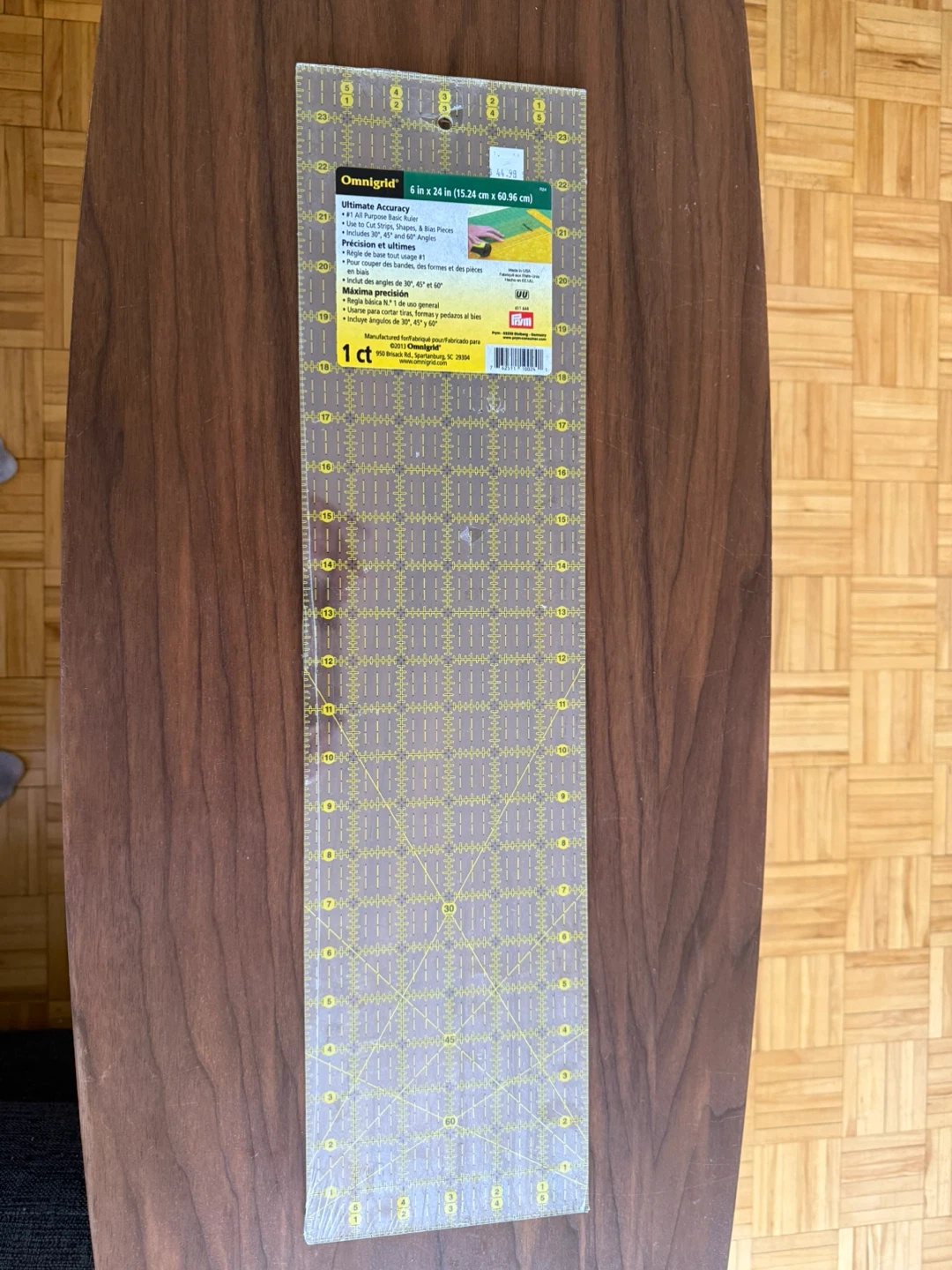 Omnigrid Ultimate Accuracy 6 in x 24 in Quilting Ruler - photo 2