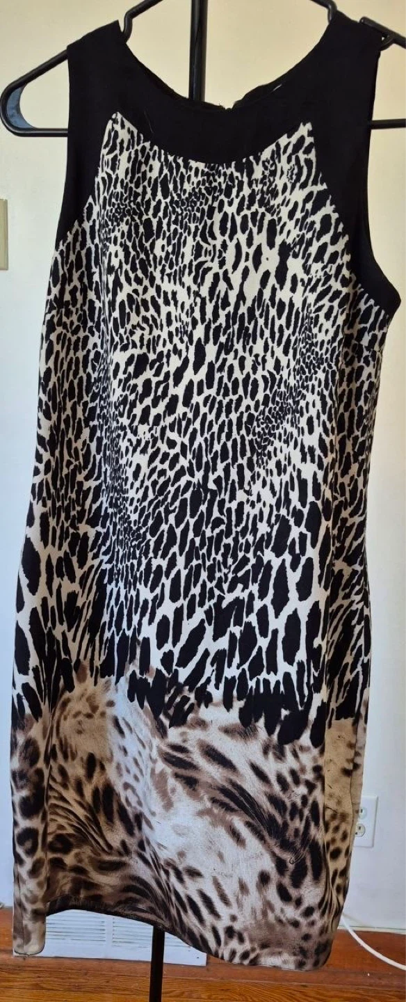 Redherring Leopard Print Sleeveless Dress Size 8 - photo 3