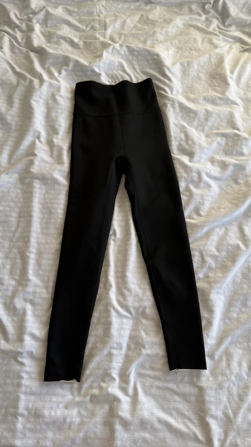 Black Fleece-Lined Leggings