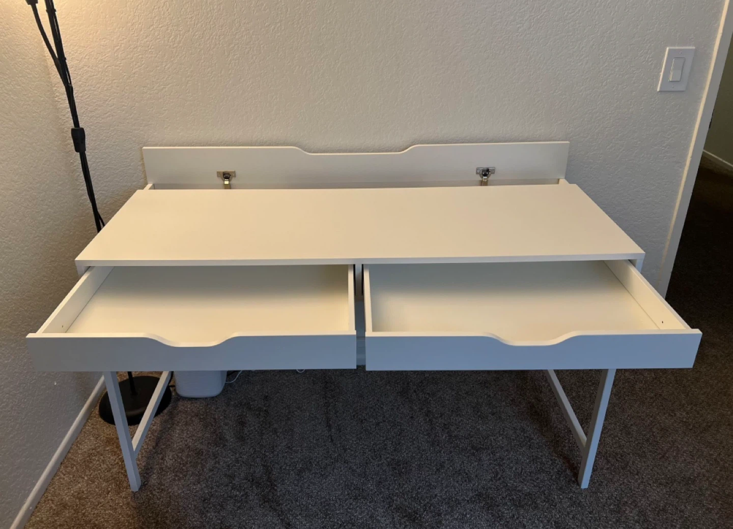 IKEA ALEX desk with drawers - photo 2