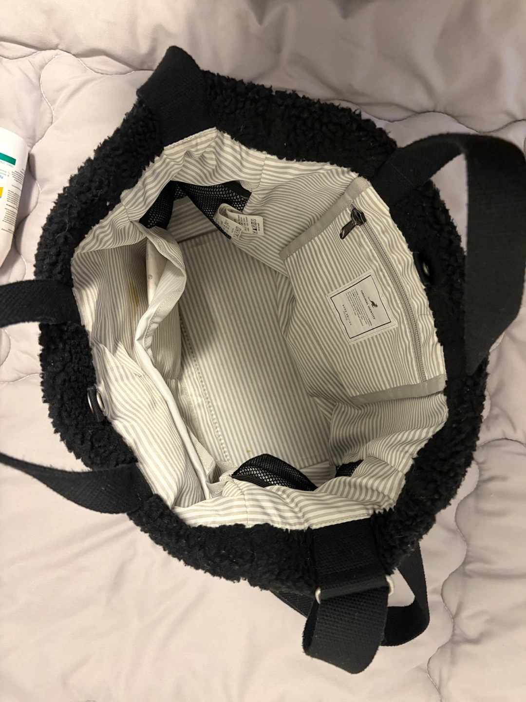 Kangol Black Fleece Tote Bag - photo 2