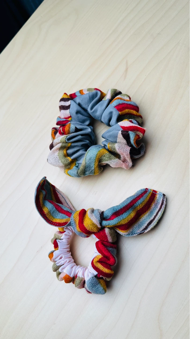 X large Scrunchie and Hair Tie Set