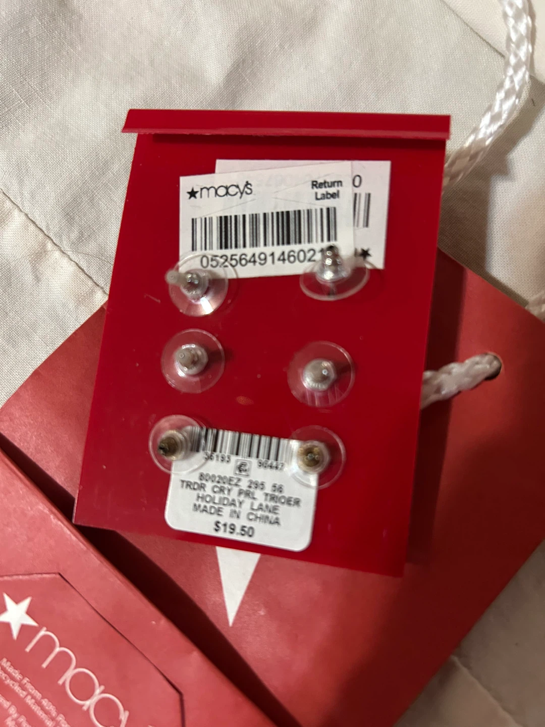 Holiday Lane 3-Pair Earring Set - photo 2