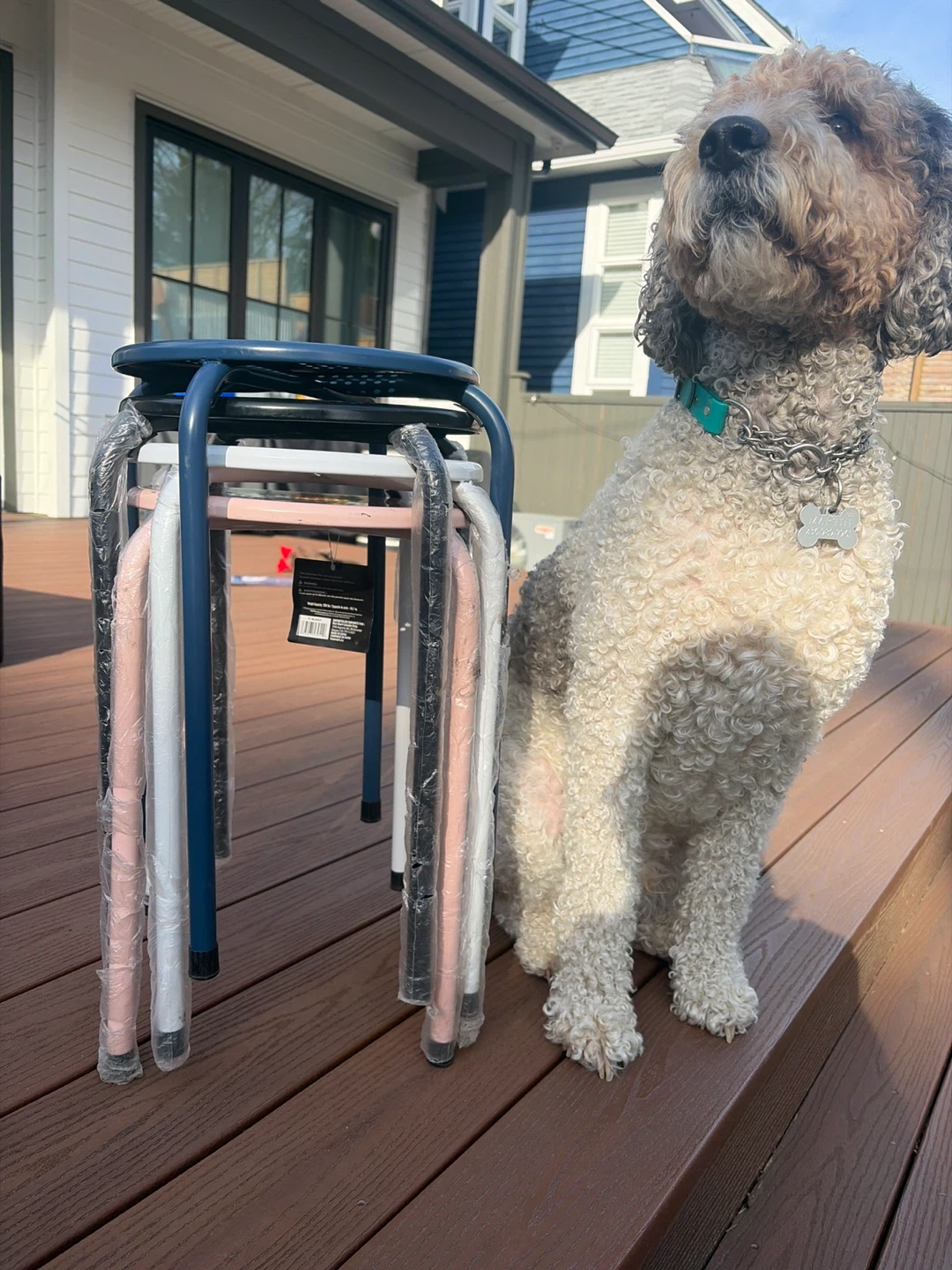 Hometrends Metal Stool