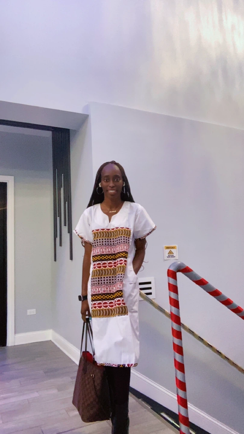 White African Print Tunic Dress - photo 2