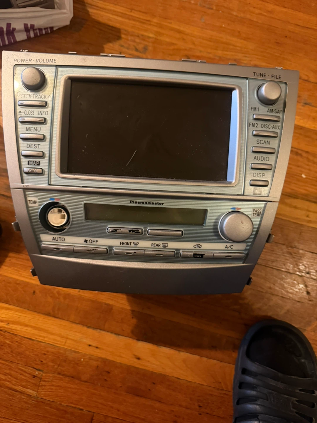 Car Stereo System with Display and Plasmacluster
