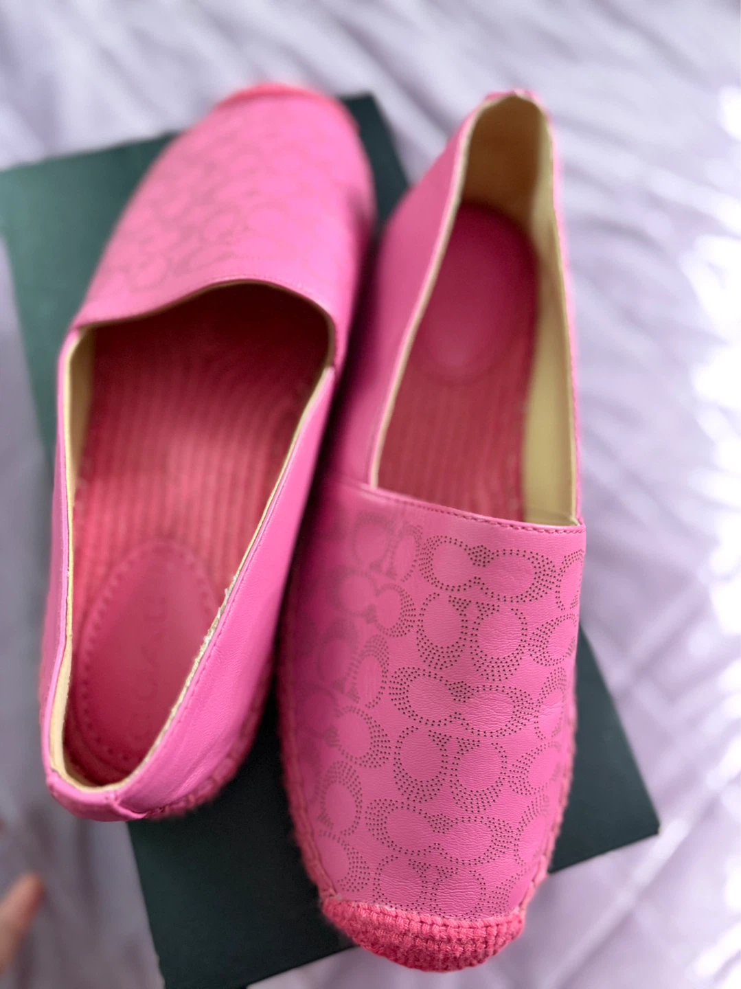 Coach Pink Espadrille Flats - photo 3