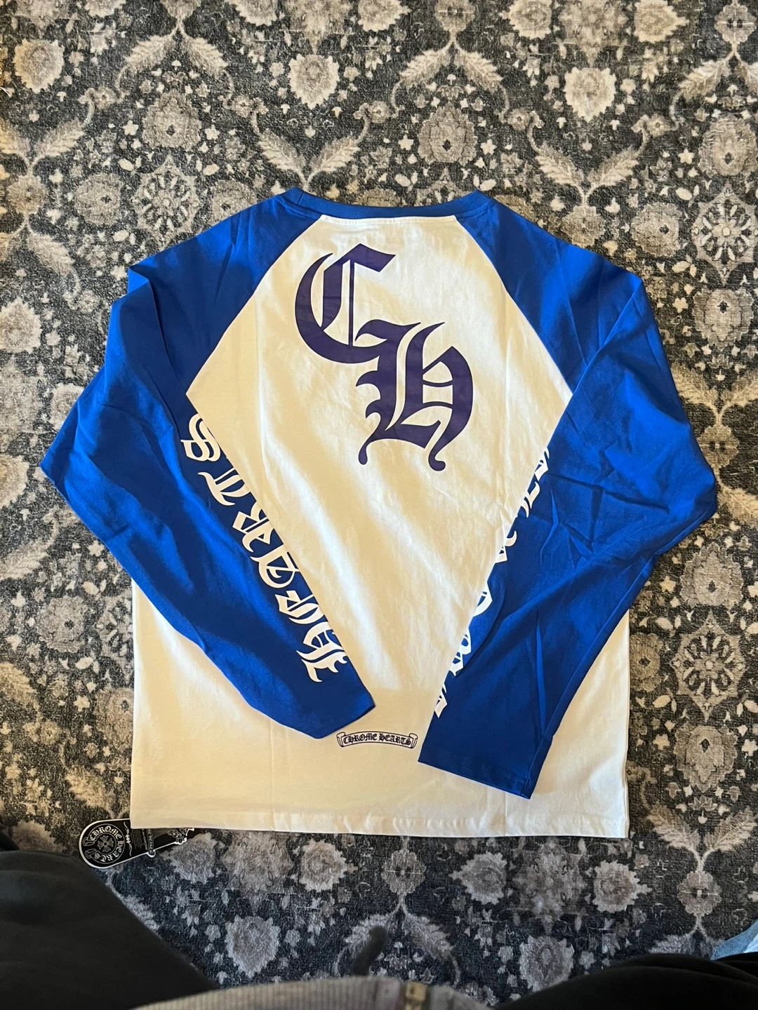 Chrome Hearts Long Sleeve Baseball T-Shirt - photo 2