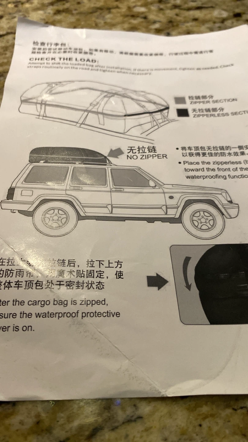 TIROL Weatherproof Cargo Bag