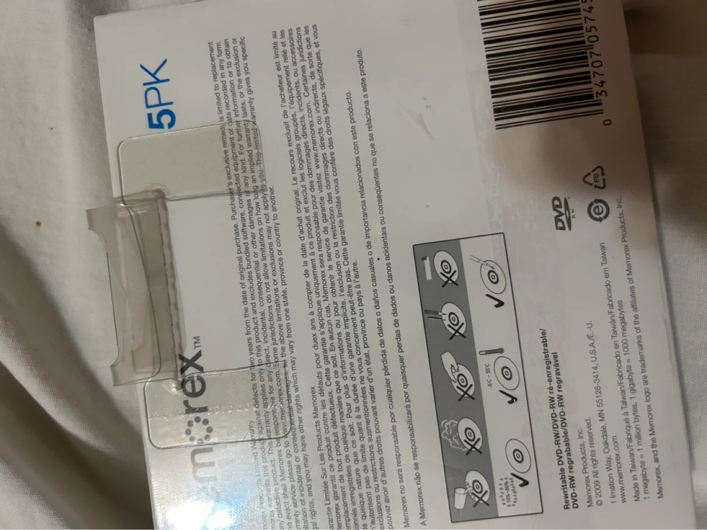 Memorex DVD-RW 5PK - photo 2
