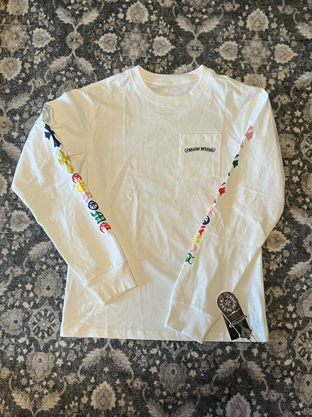 Chrome Hearts Long Sleeve T-Shirt Multicolor Crosses