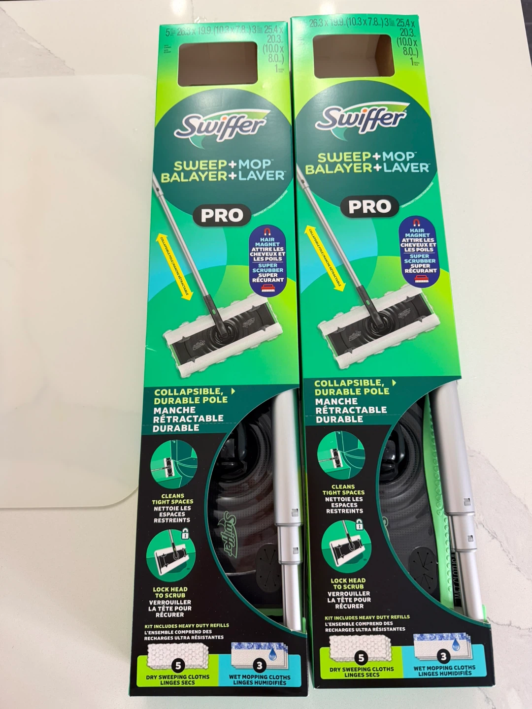 Swiffer Sweep+Mop Pro Kit (2 Boxes)