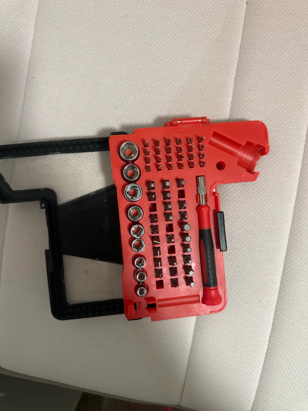 Red Screwdriver and Bit Set - photo 2